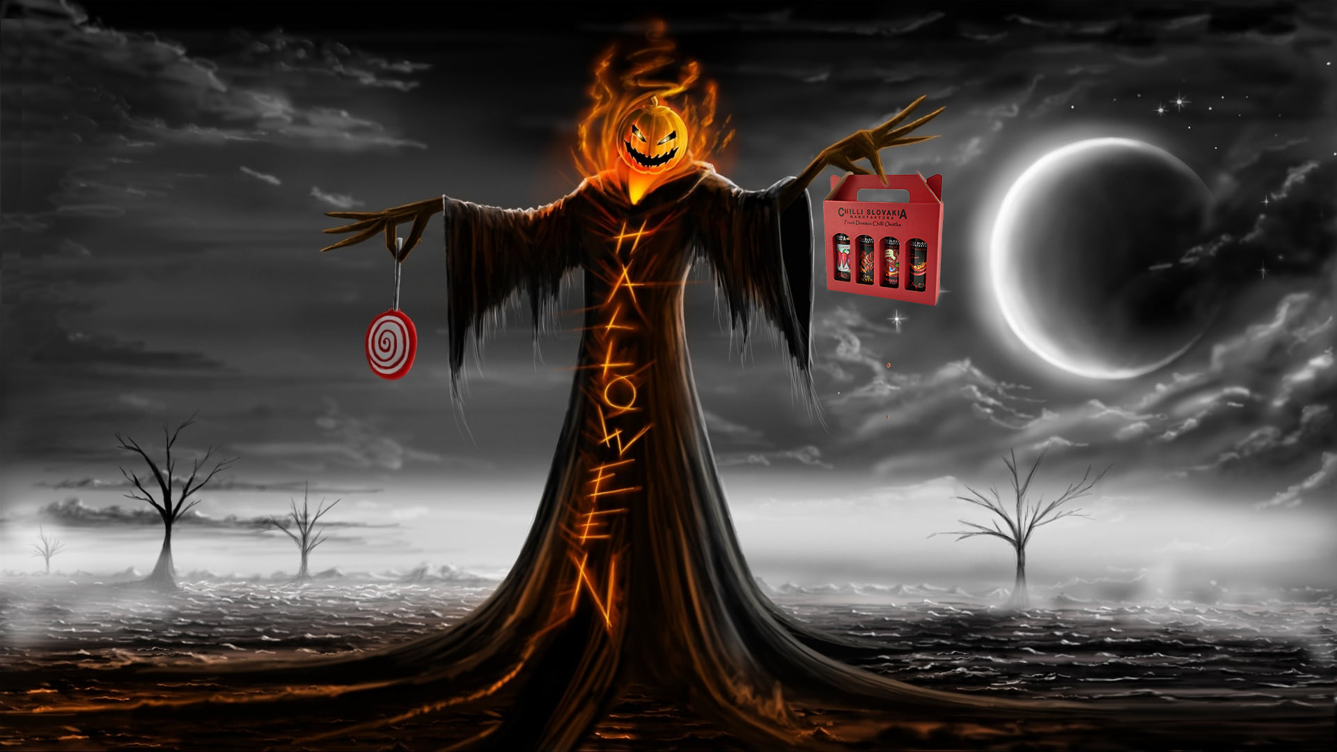 l Halloween schmeckt richtig scharf mit einem Chili-Geschenk!