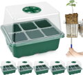 GROW BOX (2x6) mit 2x LED-Beleuchtung, 2x 6er Box + 20 Chilisamen