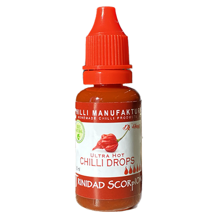 CHILLI DROPS 20ml Trinidad Scorpion  