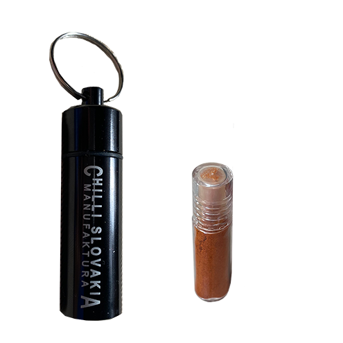 Schlüsselanhänger CM schwarz + Cayenne (MEDIUM HOT) Schlüsselanhänger CM schwarz + Cayenne (MEDIUM HOT)